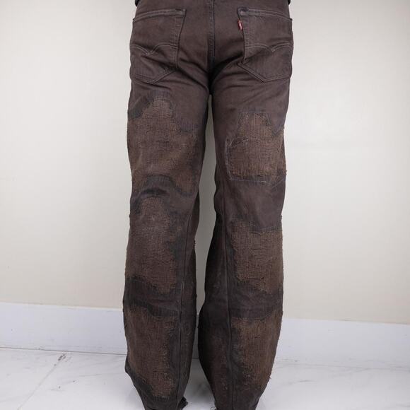 Custom wide leg baggy flared jeans - Picture 4 of 8